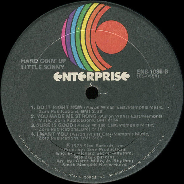 Little Sonny - Hard Goin' Up (Vinyl, VG+) (Vinyl LP)
