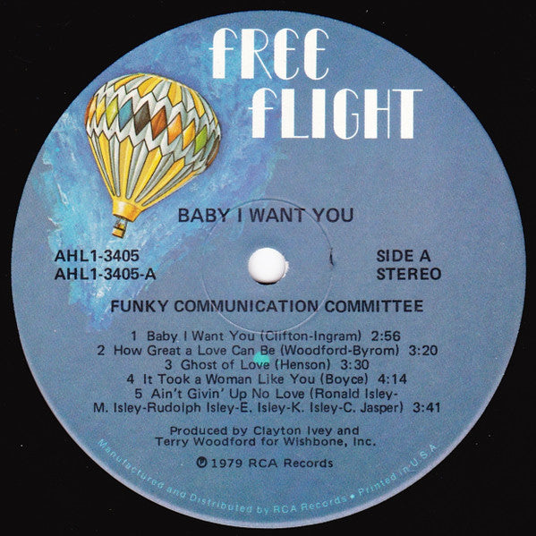 Funky Communication Committee - Baby I Want You (NM or M-) (Vinyl LP)