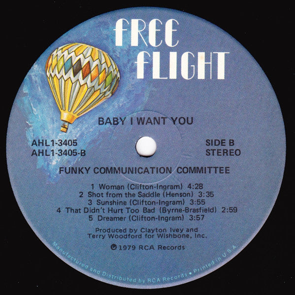 Funky Communication Committee - Baby I Want You (NM or M-) (Vinyl LP)