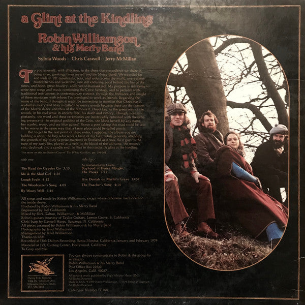 Williamson, Robin & His Merry Band - A Glint At The Kindling (VG) (Vinyl LP)