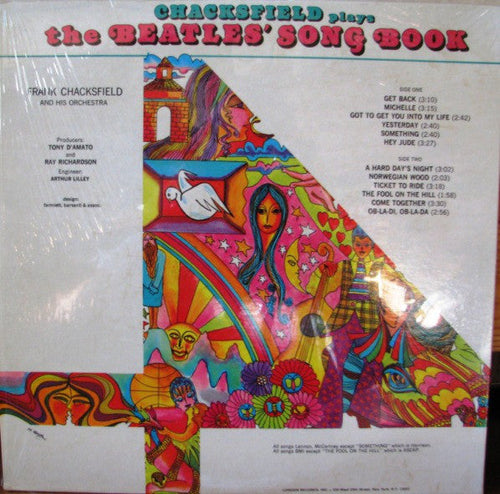 Chacksfield, Frank & His Orchestra - Chacksfield Plays The Beatles' Song Book (VG) (Vinyl LP)