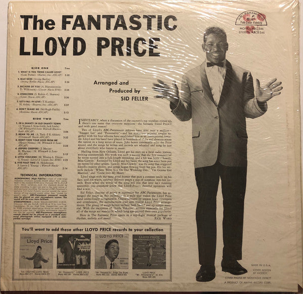 Price, Lloyd - The Fantastic Lloyd Price (VG+) (Vinyl LP)
