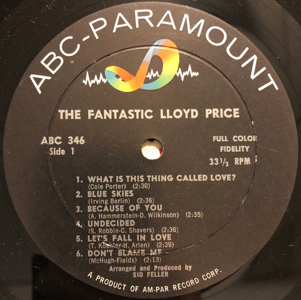 Price, Lloyd - The Fantastic Lloyd Price (VG+) (Vinyl LP)
