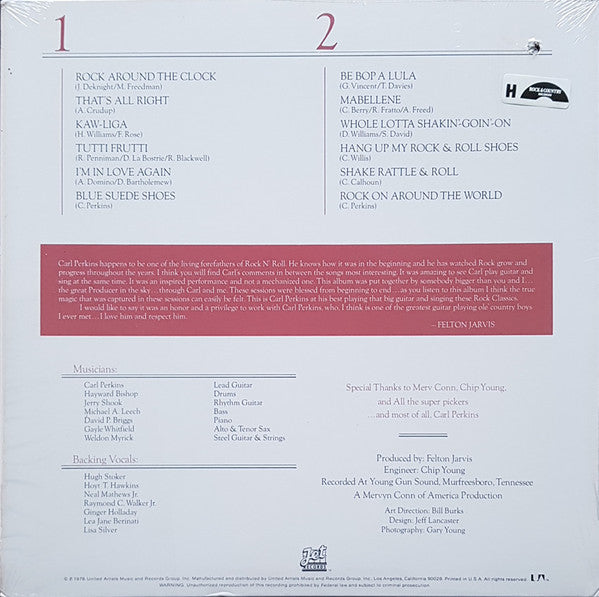 Perkins, Carl - Ol' Blue Suede's Back (Vinyl, VG+) (Vinyl LP)