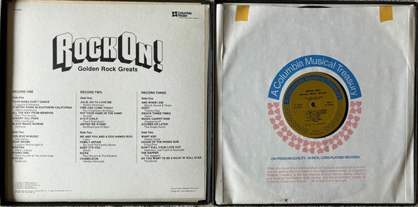 Various - Rock On! Golden Rock Greats (Vinyl, VG+) (Vinyl LP)
