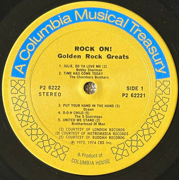 Various - Rock On! Golden Rock Greats (Vinyl, VG+) (Vinyl LP)