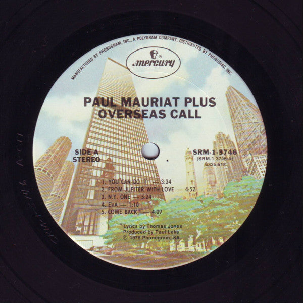 Mauriat, Paul Plus - Overseas Call (Vinyl, NM or M-) (Vinyl LP)