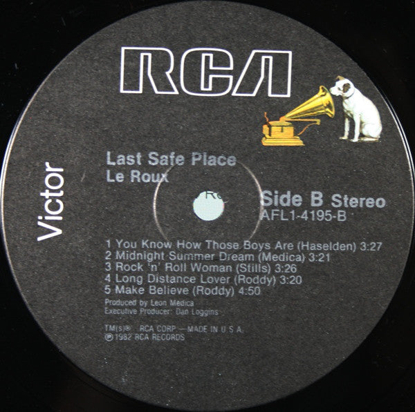 Le Roux - Last Safe Place (VG) (Vinyl LP)