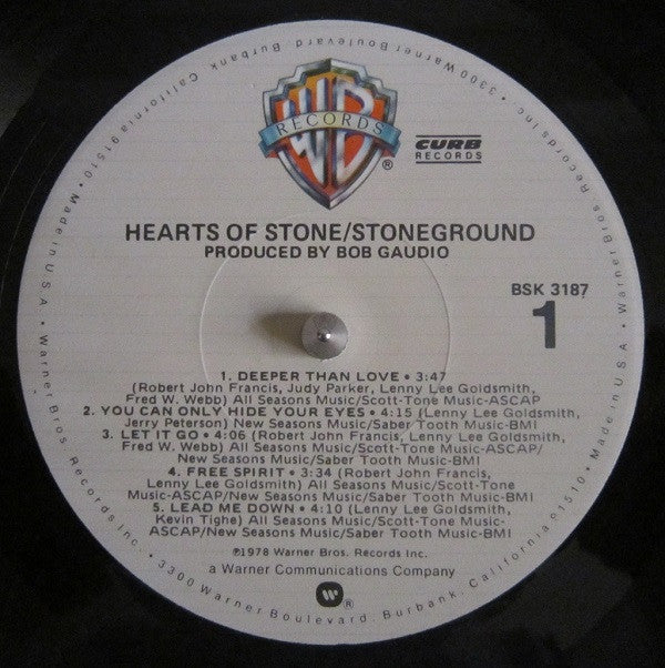Stoneground - Hearts Of Stone (VG+) (Vinyl LP)