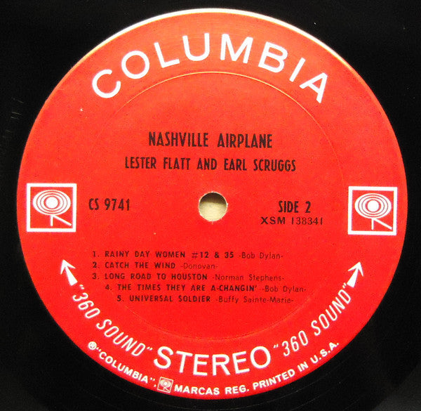 Flatt & Scruggs - Nashville Airplane (VG) (Vinyl LP)