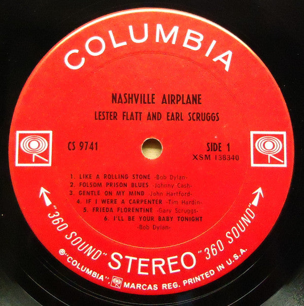 Flatt & Scruggs - Nashville Airplane (VG) (Vinyl LP)