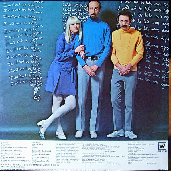 Peter, Paul & Mary - Late Again (Vinyl, VG) (Vinyl LP)
