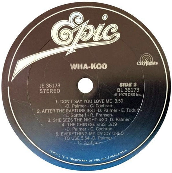 Wha-Koo - Fragile Line (Vinyl, VG+) (Vinyl LP)