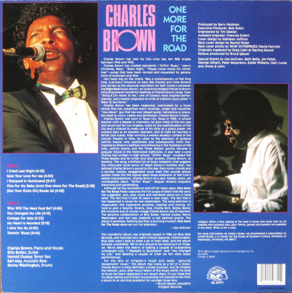 Brown, Charles - One More For The Road (Vinyl, VG+) (Vinyl LP)