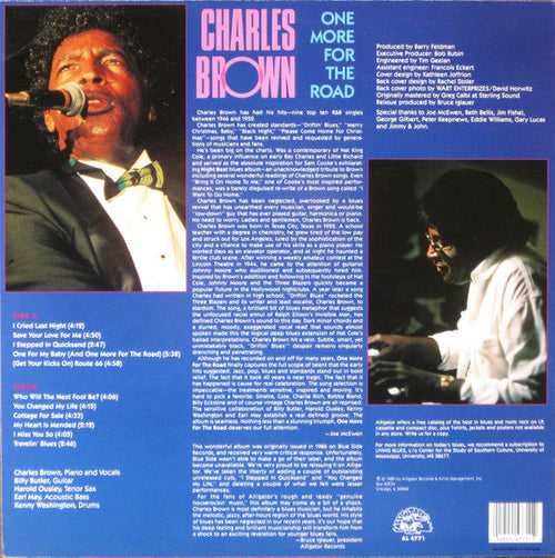 Brown, Charles - One More For The Road (Vinyl, VG+) (Vinyl LP)