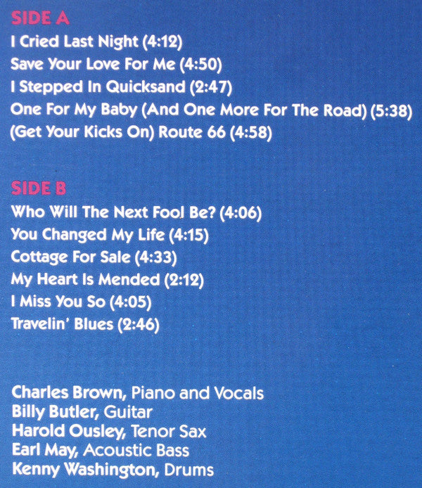Brown, Charles - One More For The Road (Vinyl, VG+) (Vinyl LP)
