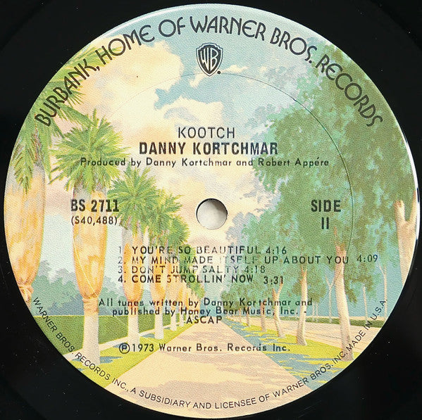 Kortchmar, Danny - Kootch (VG) (Vinyl LP)