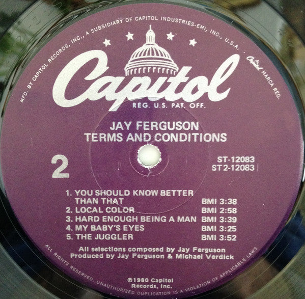 Ferguson, Jay - Terms And Conditions (VG+) (Vinyl LP)