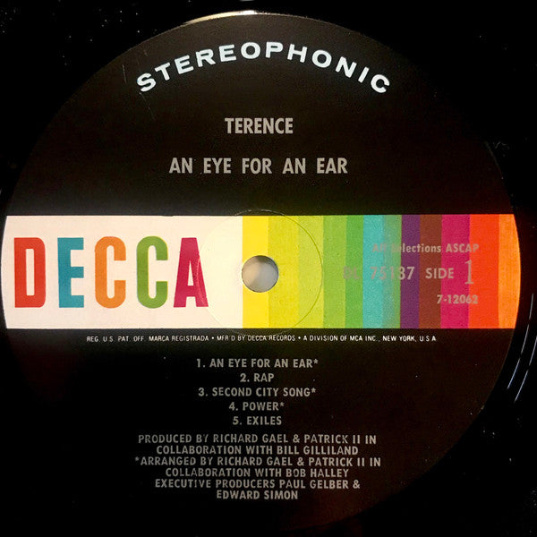Terence - An Eye For An Ear (M) (Vinyl LP)