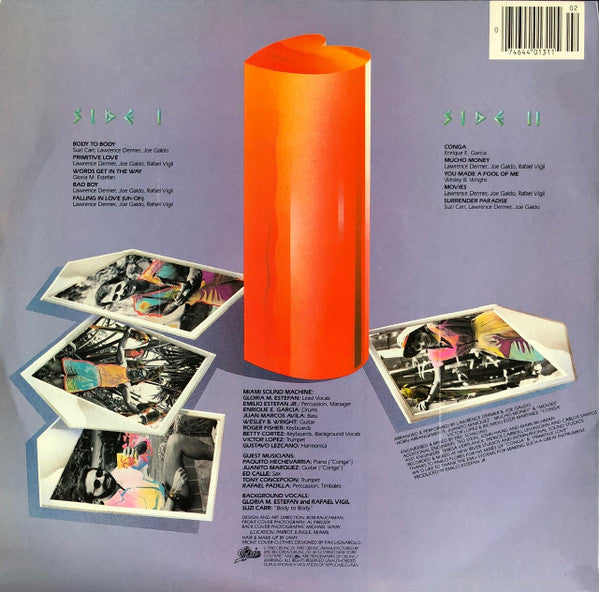 Miami Sound Machine - Primitive Love (VG+) (Vinyl LP)