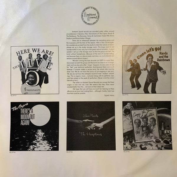 Jive 5 Featuring Eugene Pitt - Here We Are! (VG+) (Vinyl LP)