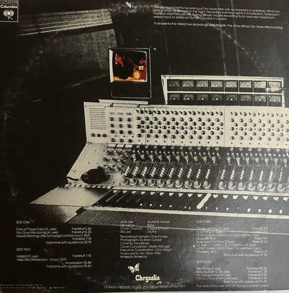 Ten Years After - Recorded Live (Vinyl, G+) (Vinyl LP)