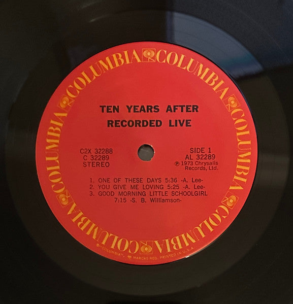 Ten Years After - Recorded Live (Vinyl, G+) (Vinyl LP)