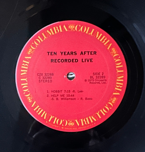 Ten Years After - Recorded Live (Vinyl, G+) (Vinyl LP)