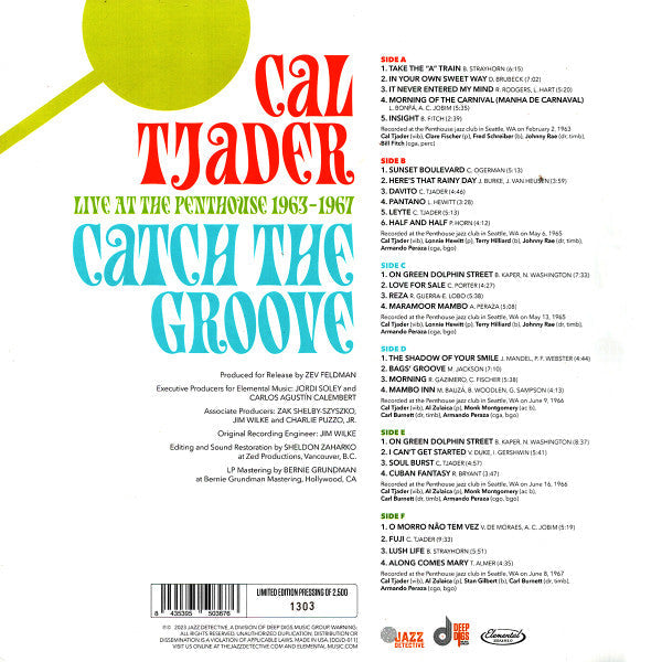 Tjader, Cal - Catch The Groove (Live At The Penthouse 1963-1967) (Vinyl, NM or M-) (Vinyl LP)