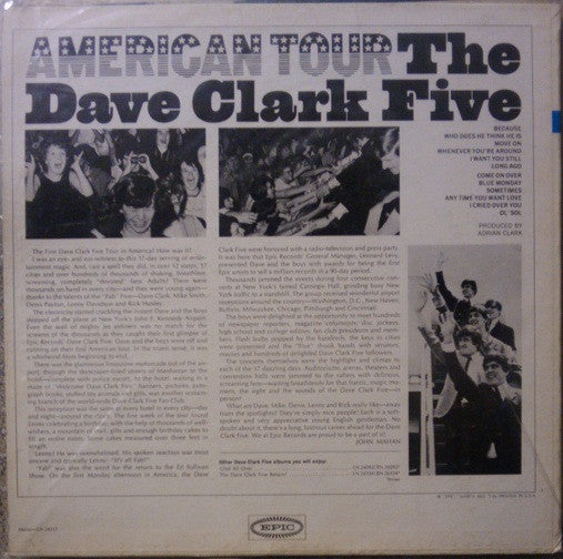 Clark, Dave Five - American Tour (VG) (Vinyl LP)