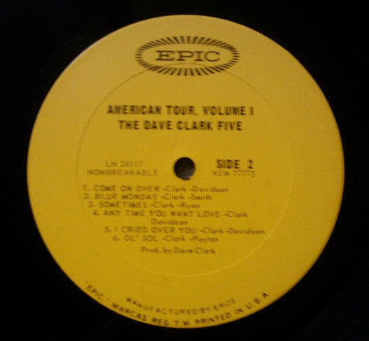 Clark, Dave Five - American Tour (VG) (Vinyl LP)