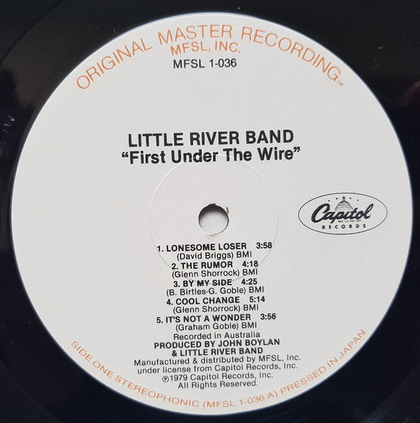 Little River Band - First Under The Wire (Vinyl, VG+) (Vinyl LP)