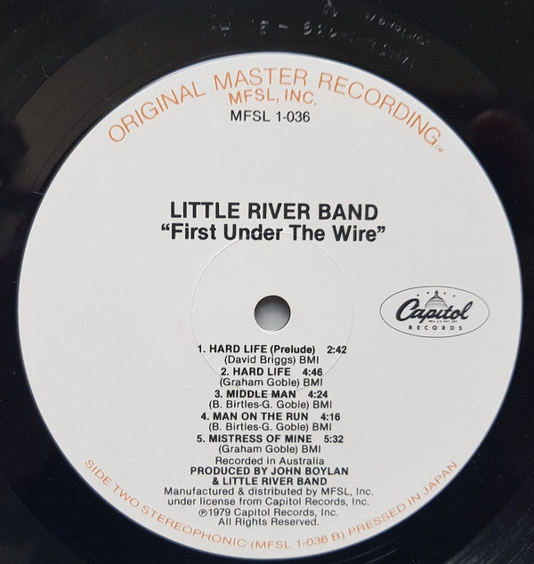 Little River Band - First Under The Wire (Vinyl, VG+) (Vinyl LP)