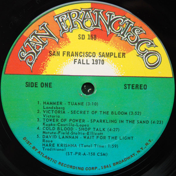 Various - San Francisco Sampler - Fall 1970 (VG) (Vinyl LP)