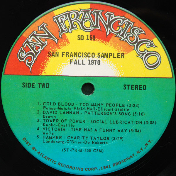 Various - San Francisco Sampler - Fall 1970 (VG) (Vinyl LP)
