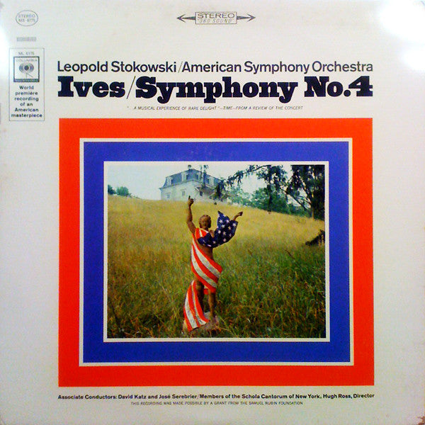 Stokowski / American Symphony Orchestra - Ives - Symphony No. 4 (NM or M-) (Vinyl LP)