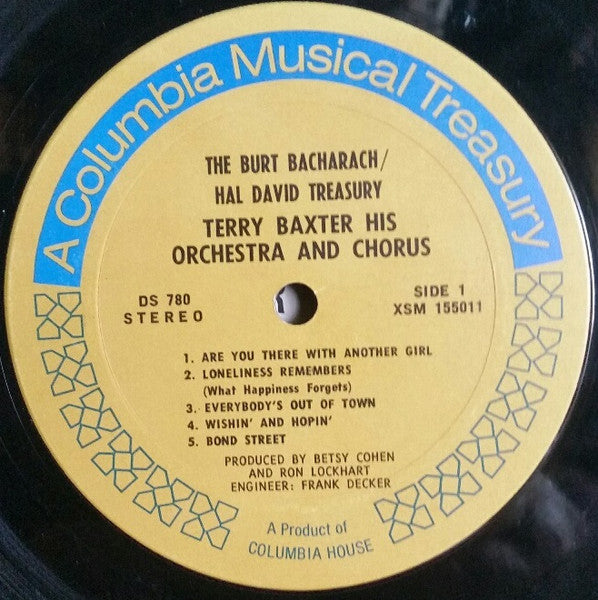 Bacharach, Burt / Hal David - The Burt Bacharach Hal David Treasury (VG) (Vinyl LP)