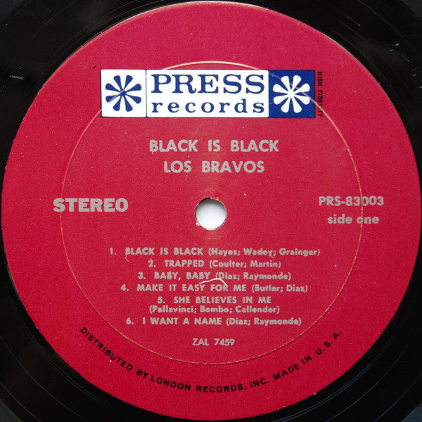 Los Bravos - Black Is Black (Vinyl, M) (Vinyl LP)