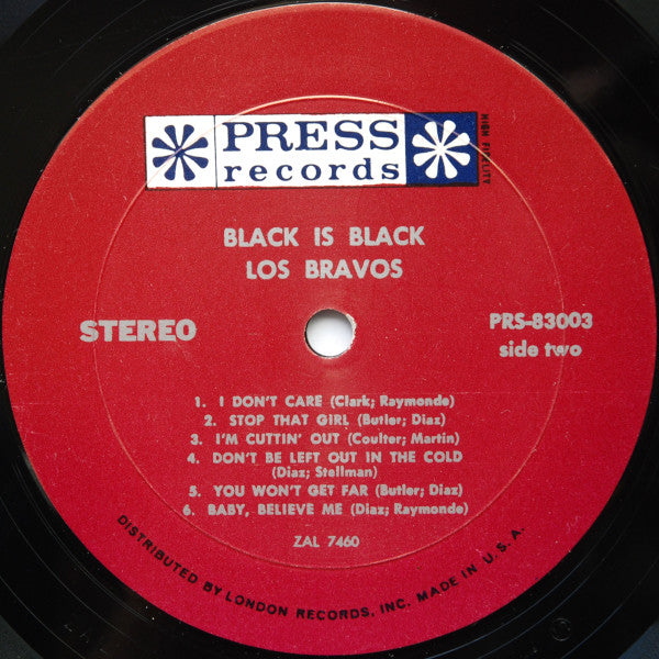 Los Bravos - Black Is Black (Vinyl, M) (Vinyl LP)