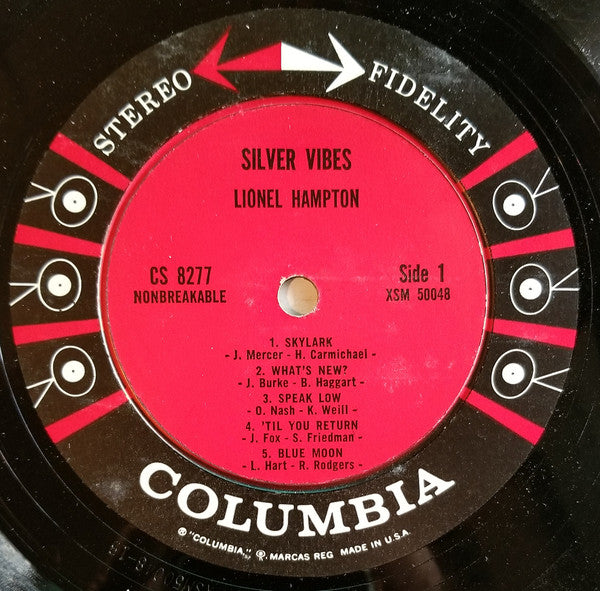 Hampton, Lionel - Silver Vibes With Trombones And Rhythm (VG+) (Vinyl LP)