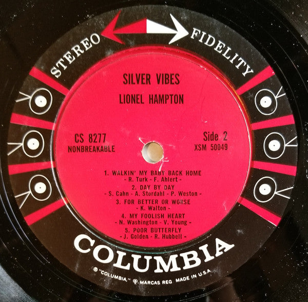 Hampton, Lionel - Silver Vibes With Trombones And Rhythm (VG+) (Vinyl LP)