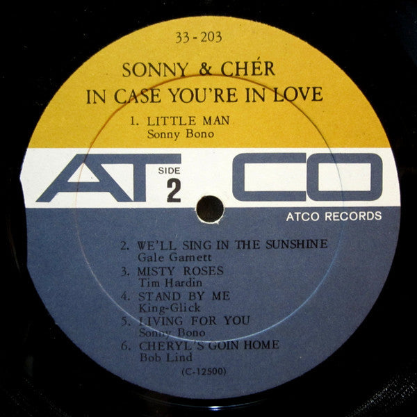 Sonny & Cher - In Case You're In Love (Vinyl, G+) (Vinyl LP)
