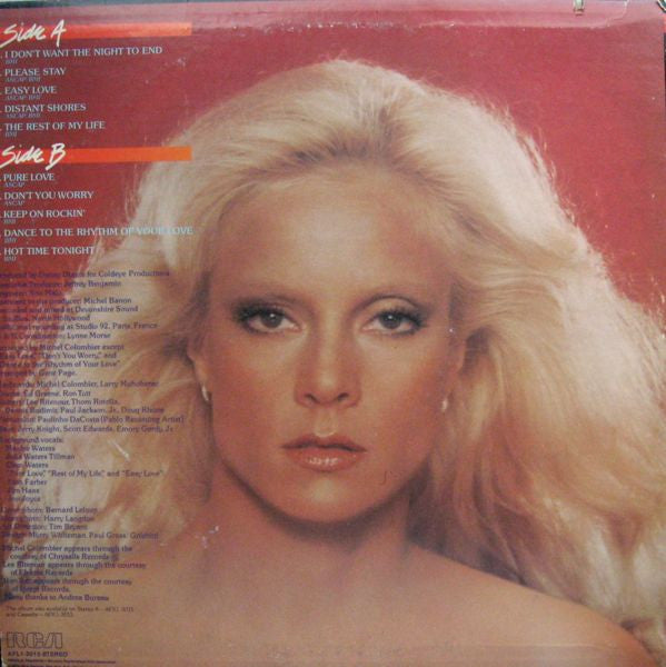 Vartan, Sylvie - I Don't Want The Night To End (VG+) (Vinyl LP)