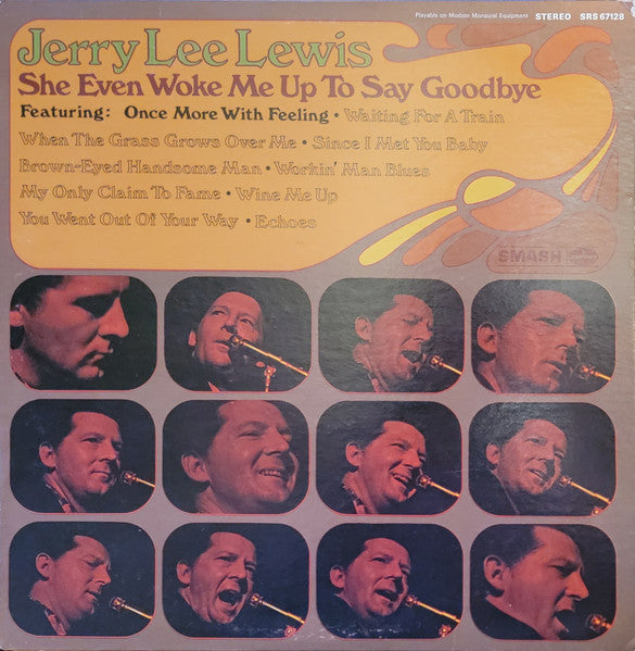 Lewis, Jerry Lee - She Even Woke Me Up To Say Goodbye (VG+) (Vinyl LP)