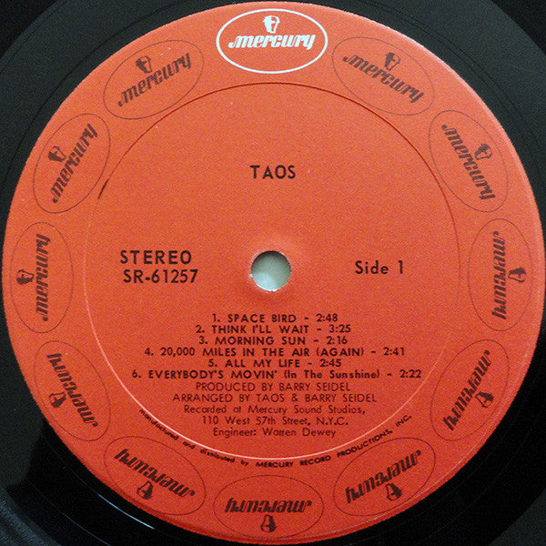 Taos  - Taos (NM or M-) (Vinyl LP)