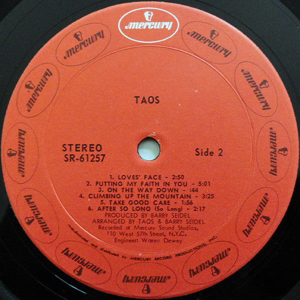 Taos  - Taos (NM or M-) (Vinyl LP)