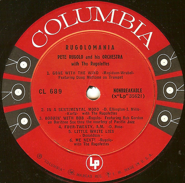 Rugolo, Pete Orchestra With The Rugolettes - Rugolomania (VG) (Vinyl LP)