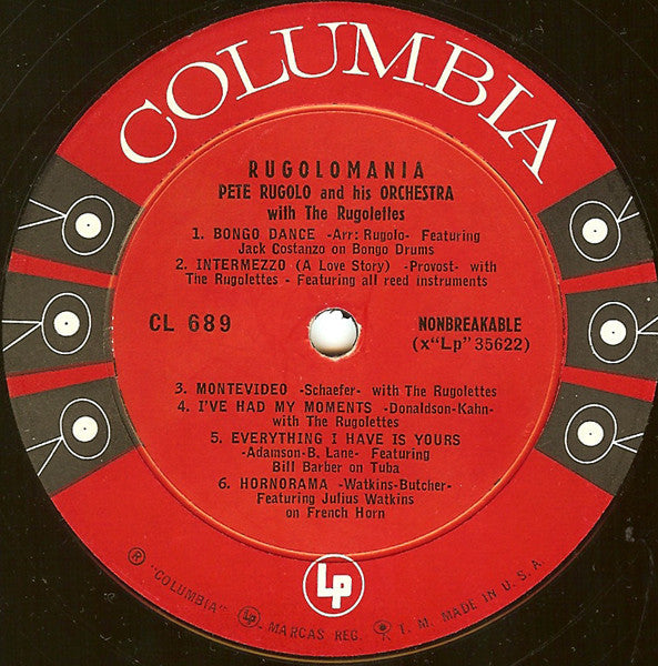 Rugolo, Pete Orchestra With The Rugolettes - Rugolomania (VG) (Vinyl LP)