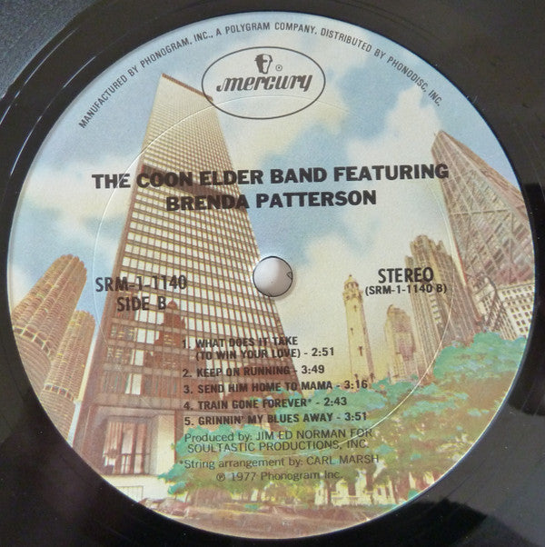Coon Elder Band Featuring Brenda Patterson - The Coon Elder Band Featuring Brenda Patterson (VG+) (Vinyl LP)