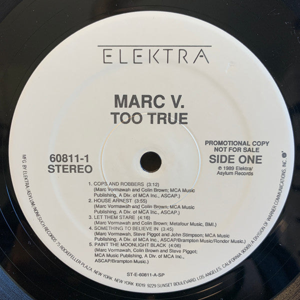 Marc V. - Too True (VG+) (Vinyl LP)